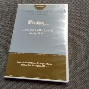 Creative Memories Storybook Creator Plus Content Collection 1 Vintage & Mod